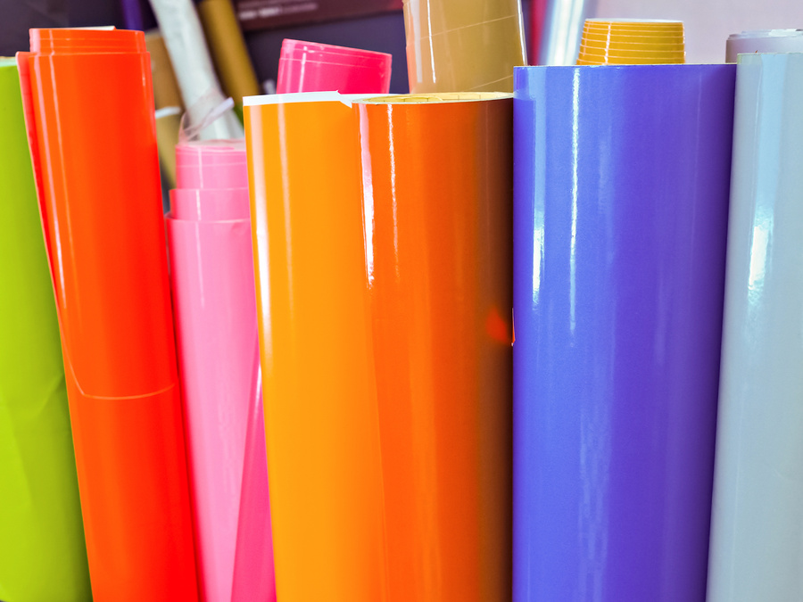 Vinyl Sticker Paper Roll,Color Vinyl